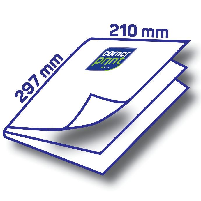 2500 Brochures A4 - 8 pages - 210x297mm